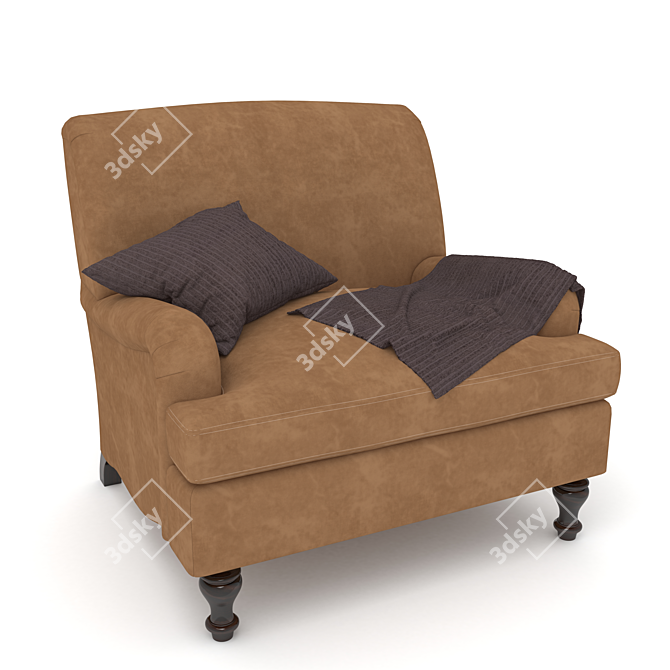 Elegant Culver Chair - Timeless Comfort 3D model image 1