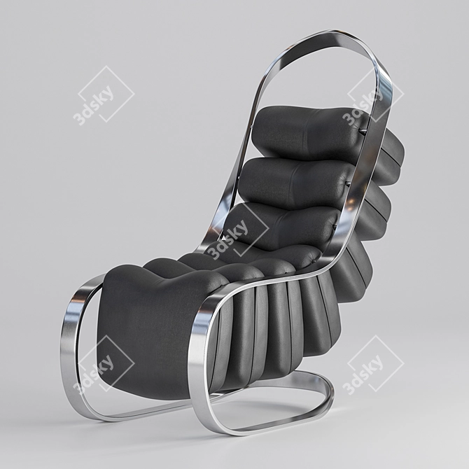 Transforming Caterpillar Chair 3D model image 1