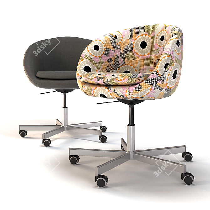 Scruvsta Work Chair 3D model image 1