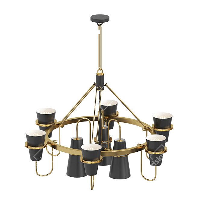 Modern Designer Lamp: Lampatron REINAR B 3D model image 2