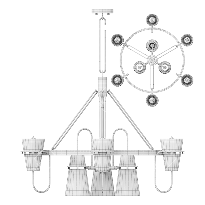 Modern Designer Lamp: Lampatron REINAR B 3D model image 3