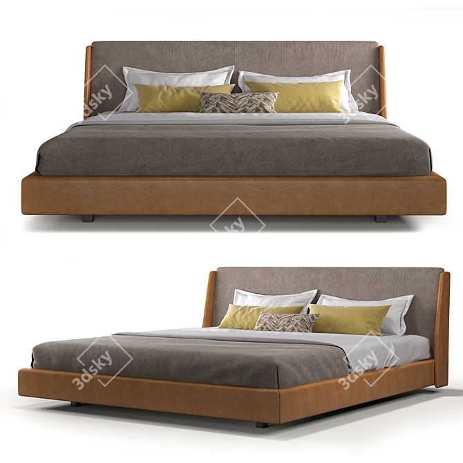 Miranda Bed by Laskasas 3D model image 1