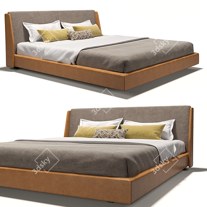 Miranda Bed by Laskasas 3D model image 2