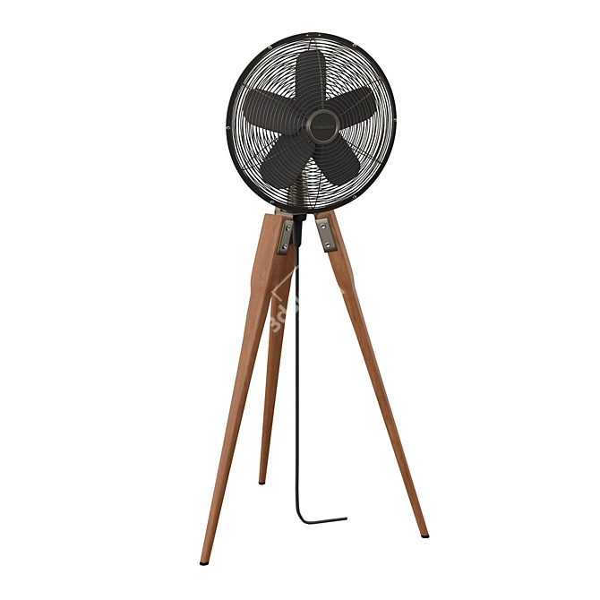 Arden 21" Pedestal Fan - Cool and Breezy 3D model image 2