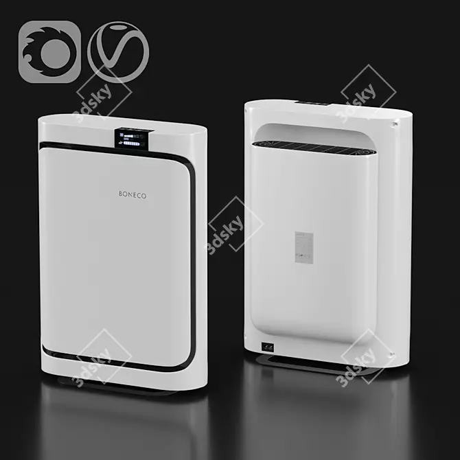 Boneco P500 Air Purifier 3D model image 1