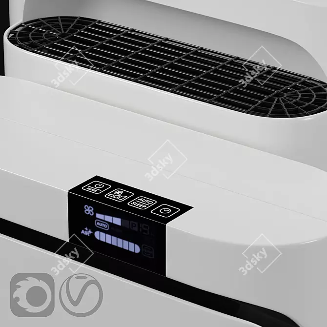 Boneco P500 Air Purifier 3D model image 2