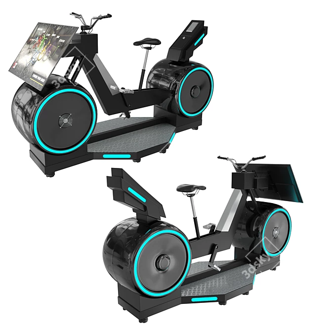 VR Bike Arcade: High Profit 9D Bicycle Simulator 3D model image 1