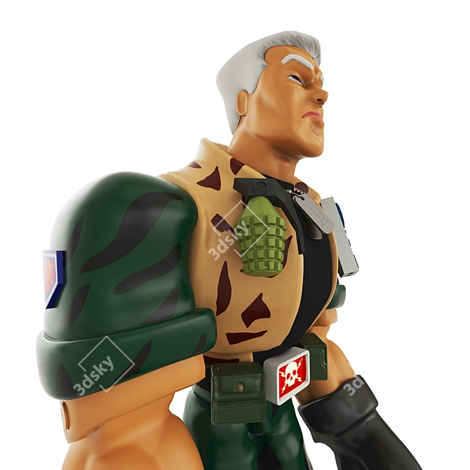 Chip Slayer: Soldier Action Figure 3D model image 2