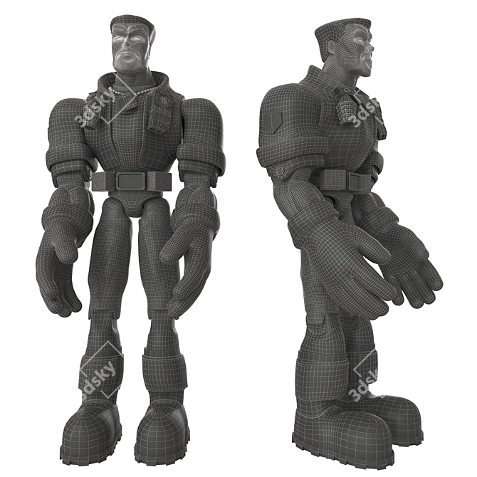 Chip Slayer: Soldier Action Figure 3D model image 3