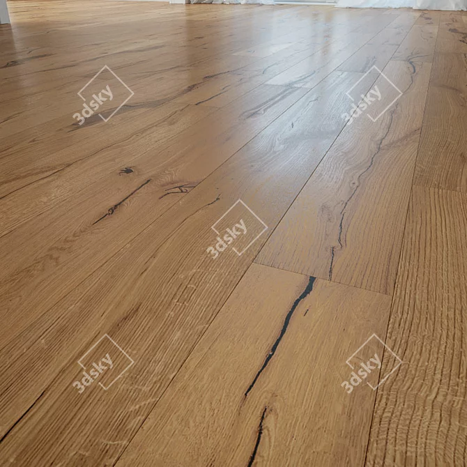 Tasmania Oak Wooden Floor 3D model image 1