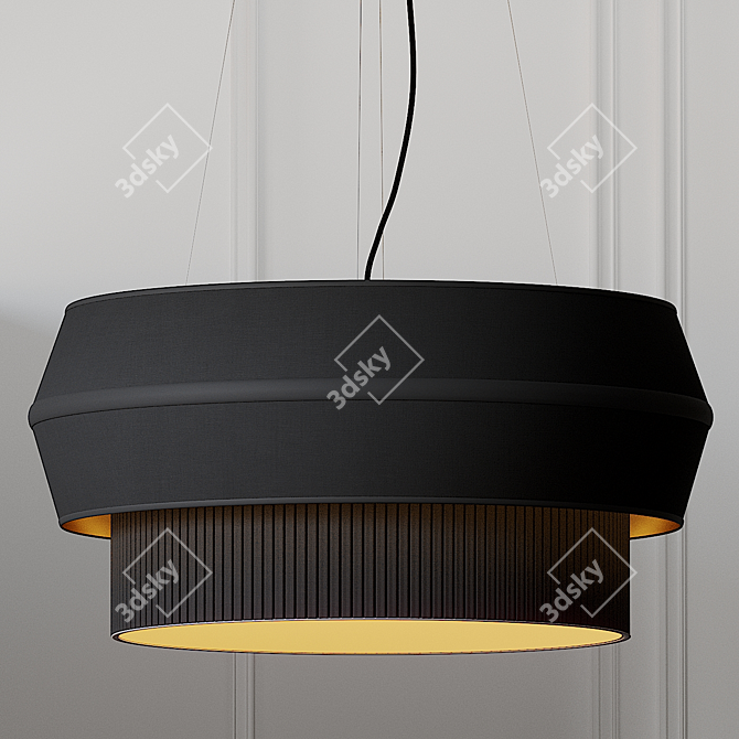 Modern Delta Pendant Lights 3D model image 2