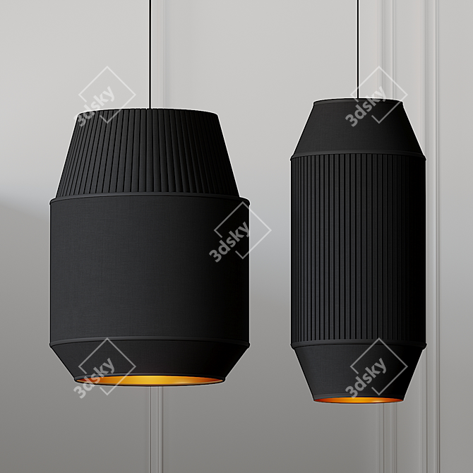 Modern Delta Pendant Lights 3D model image 3