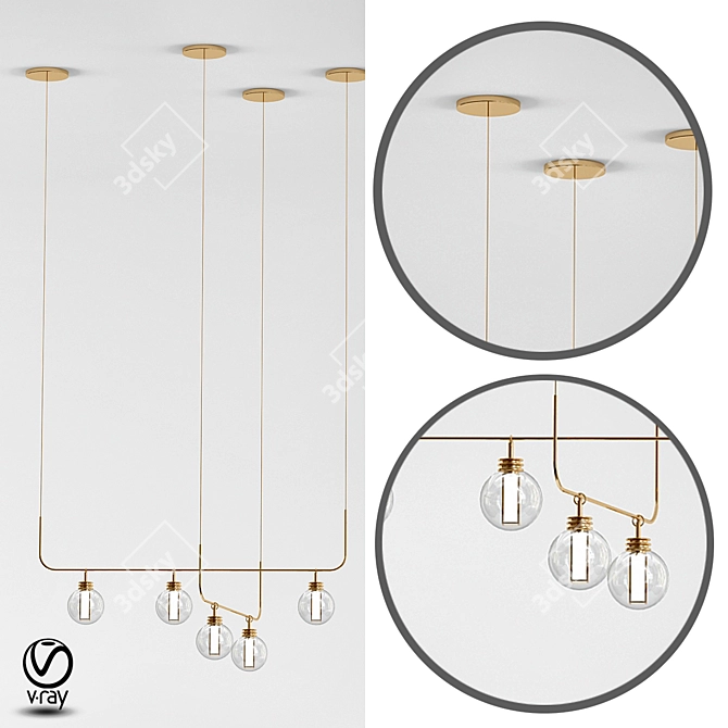 Illuminate Your Space: Neri Lighting 3D model image 1