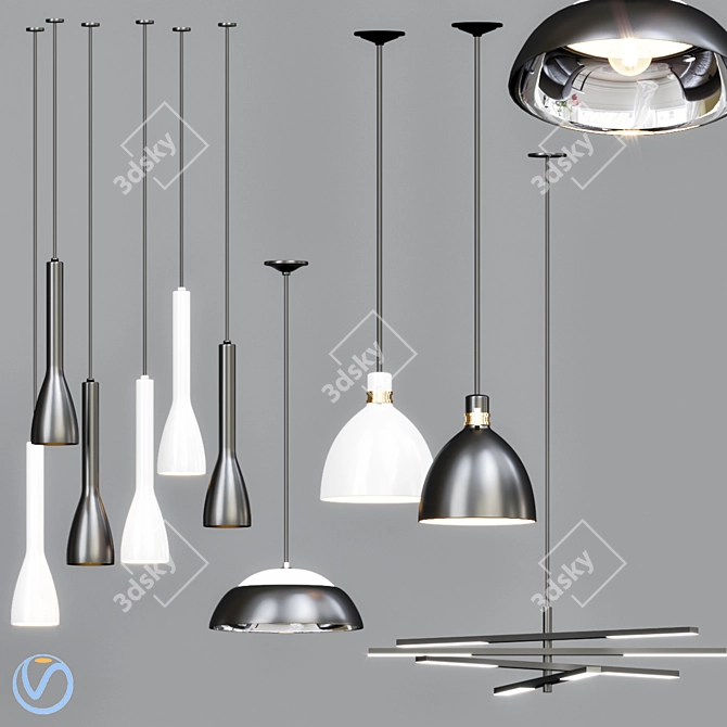 Lumiere 4 Trending Lights 2 3D model image 1