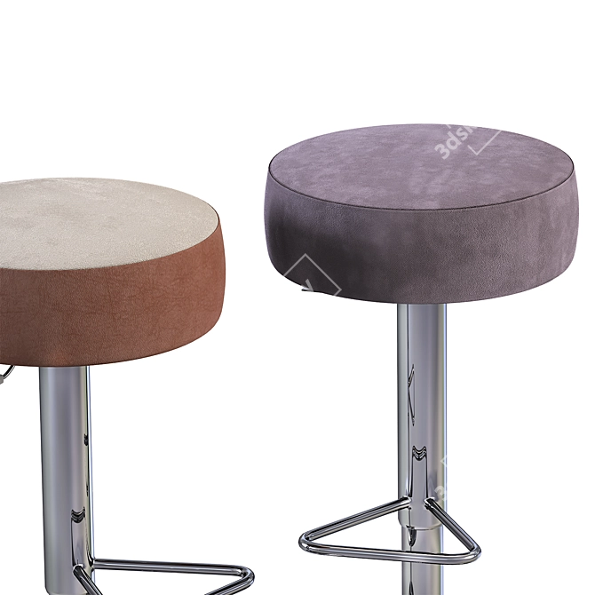 Elegant KAT Stool by Kastel 3D model image 2