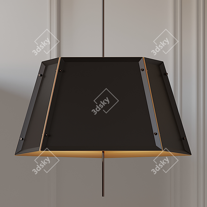Title: Penta S-30 Bover Pendant Light 3D model image 1