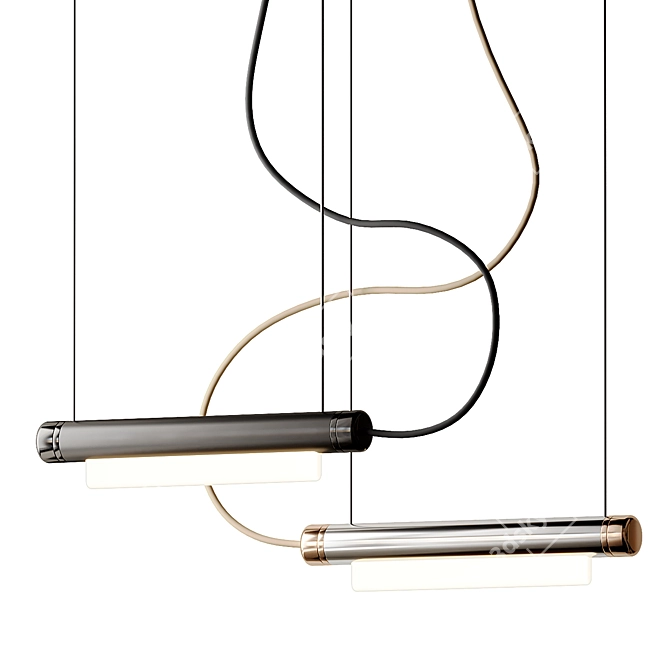 Tyson Pipeline Pendant Light 3D model image 3