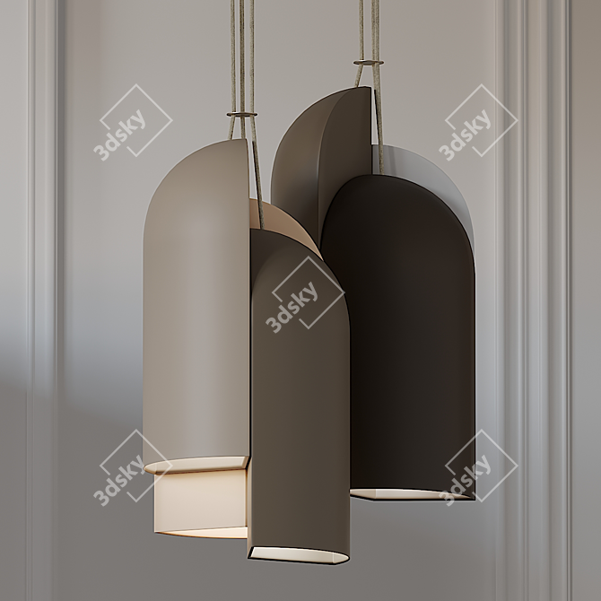 Elegant Ireland Pendant Light 3D model image 1