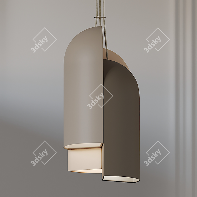 Elegant Ireland Pendant Light 3D model image 2