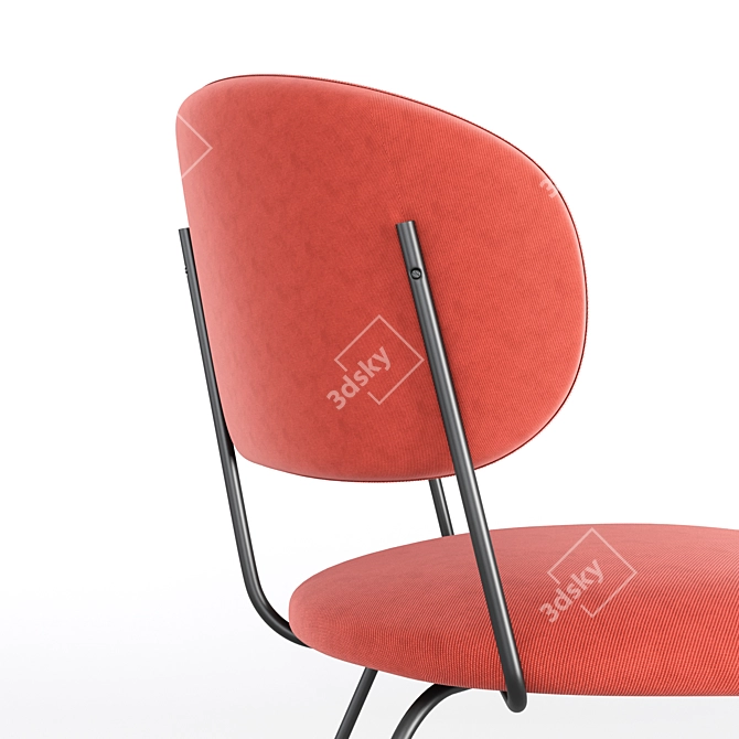 NIKITA Softline Lounge Chair with Less Coffee Table 3D model image 2