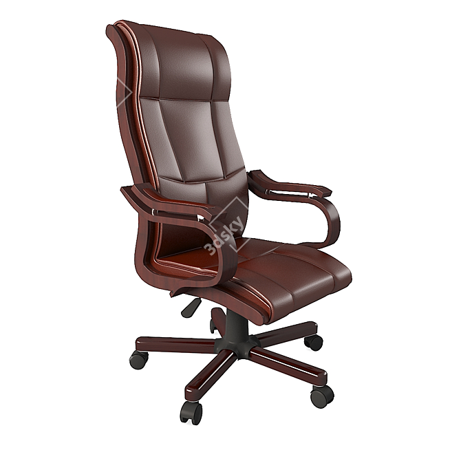 Elite Arm Chair: 3ds Max 2016 Edition 3D model image 1