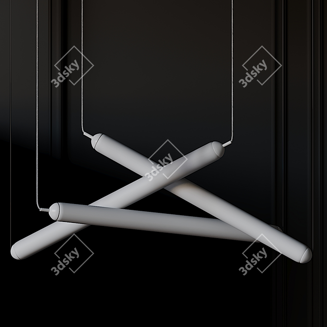 Elegant Eclectic Pendant Lights by Brokis 3D model image 2