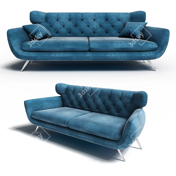 Sherwood Straight Sofa 3D model image 2