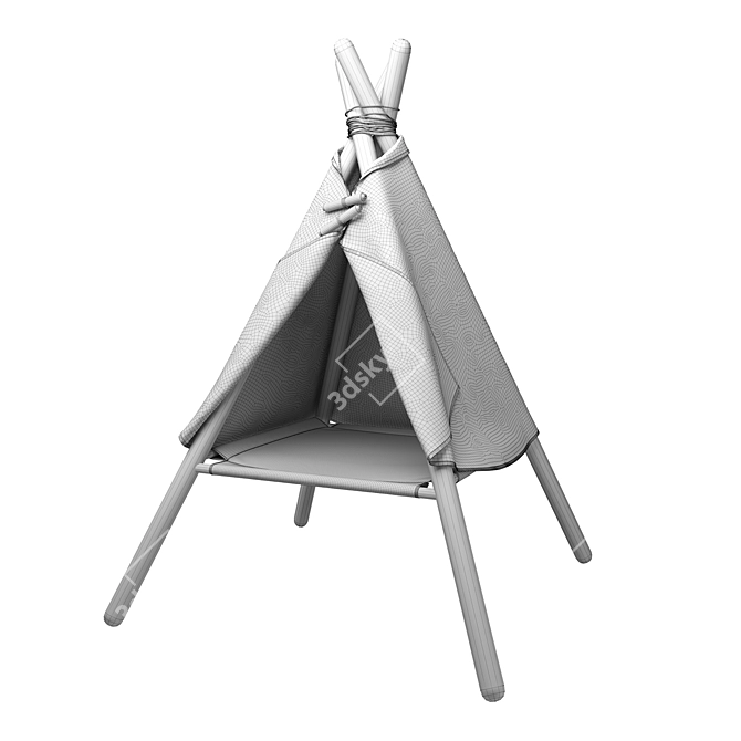 Tinker Adventure Tent: Lightweight and Durable 3D model image 2