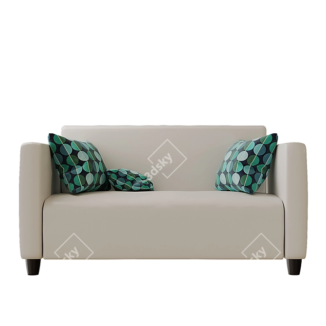 Modern Comfort: IKEA CLUB Sofa 3D model image 3