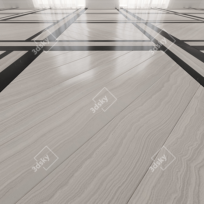 Luxury Marble Floor Tiles 3D model image 2