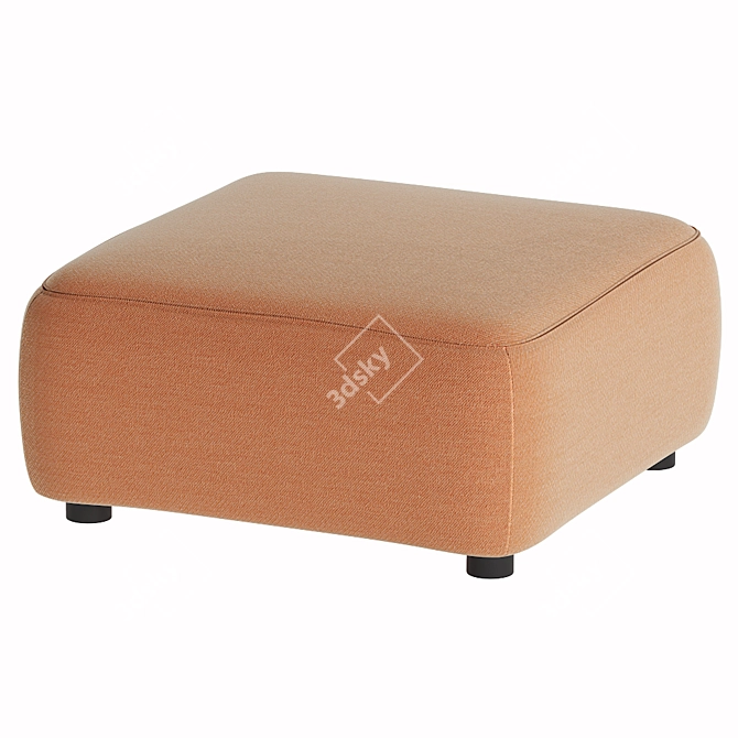 Modern Andreu World DADO RS0311 Pouf 3D model image 2