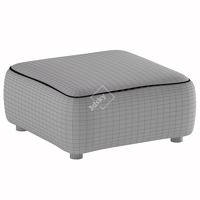 Modern Andreu World DADO RS0311 Pouf 3D model image 3