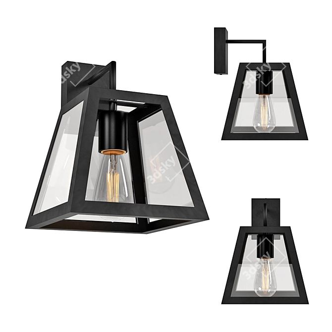 EGLO AMESBURY Wall Luminaire 3D model image 1