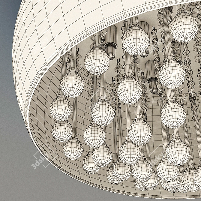 Modern Ceiling Lamp HALO A7054PL 3D model image 3