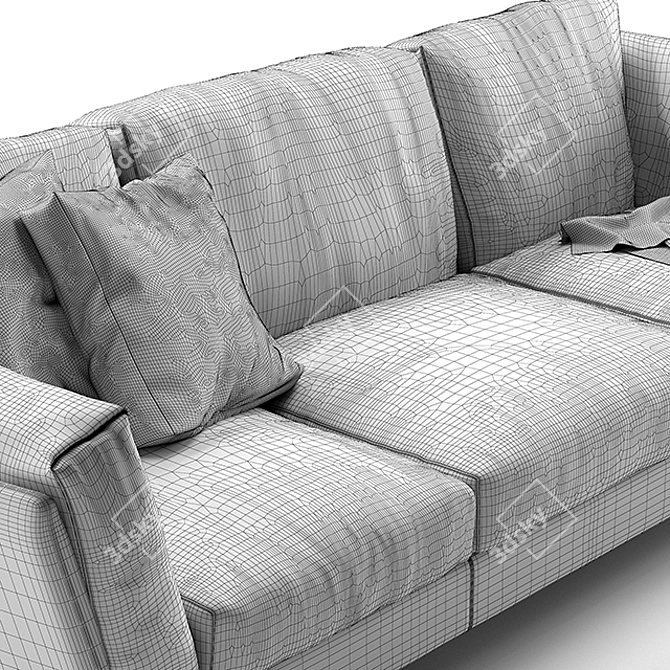 Luxury Bahia Sofa by Alivar 3D model image 3