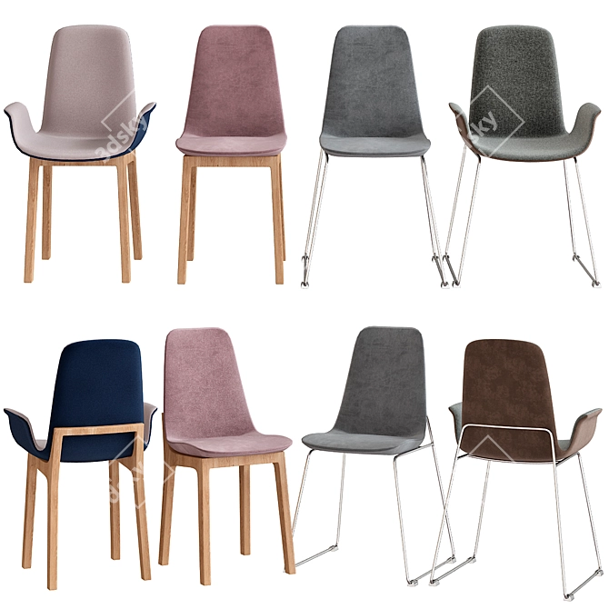 Minimalist Design Gazes with Poliform VENTURA 3D model image 1