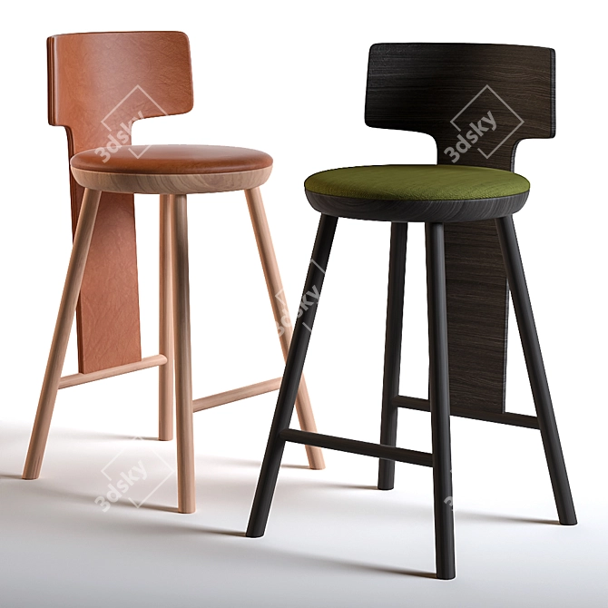 Arflex Pinna: Sleek and Stylish 2k Poly Chair 3D model image 1