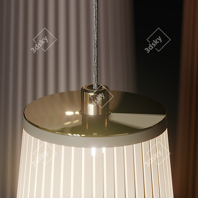 PABLO SOLIS Pendant Lamp - Unique Lighting Fixture 3D model image 3