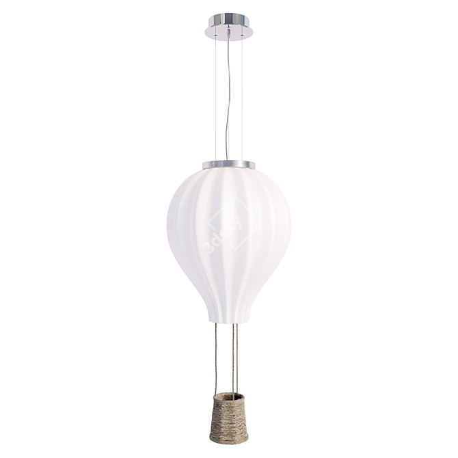 Luxurious Dream Big Pendant Light 3D model image 1