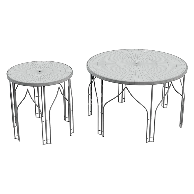 Elegant Mosque Coffee Table 3D model image 2
