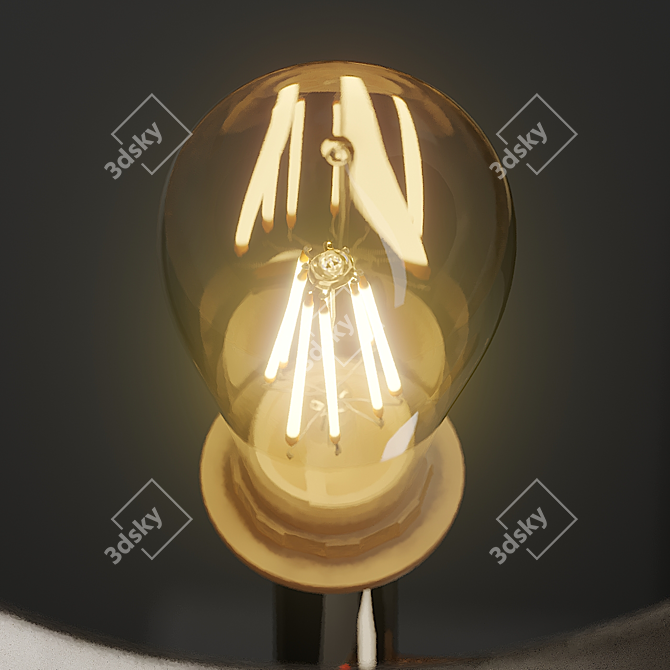 American Design: Santa & Cole Americana Table Lamp 3D model image 2