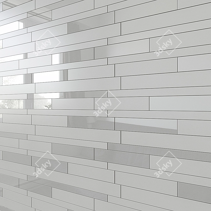 ARKSHADE Decorative Porcelain Tile Collection - Brick Variety 3D model image 3
