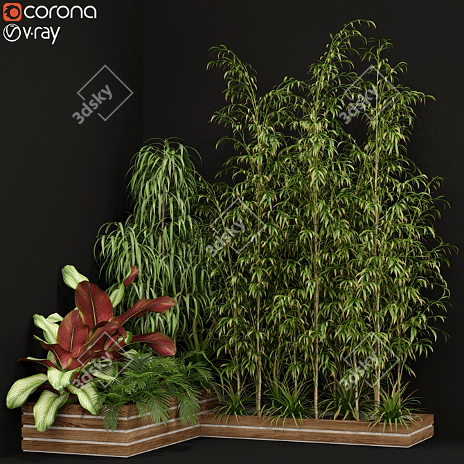 Infinite Greenery: Plants Collection 3D model image 1