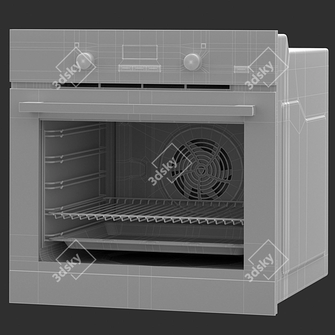 Electrolux EOB 53434 AK Electric Oven 3D model image 3