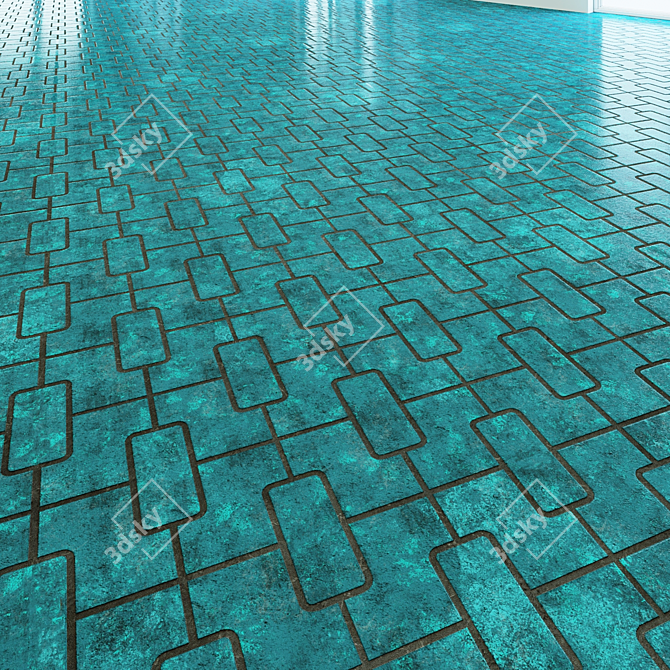 Seamless 4K Floor Texture 3D model image 1