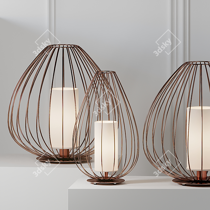 Ceill Table Lamp, Elegant Minimalism 3D model image 1