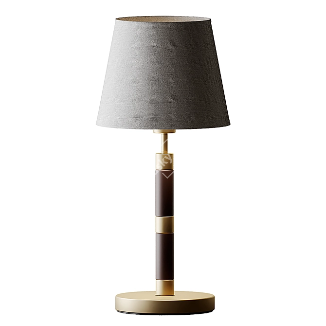 Stylish Metropolitan Table Lamp 3D model image 4