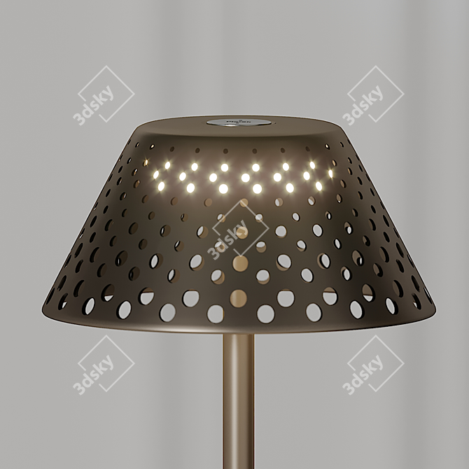 Platek Mesh Floor Lamp 3D model image 2