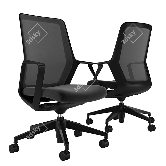 OFS Flexxy High Back Chair 3D model image 2