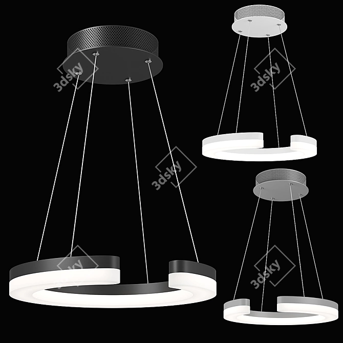 Unitario Lightstar Pendant Light 3D model image 2
